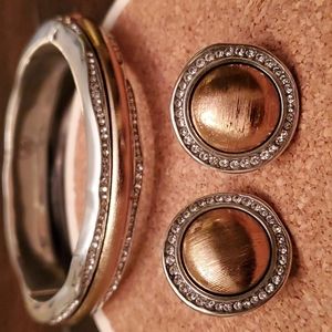 Brighton Cuff bracelet and earrings.